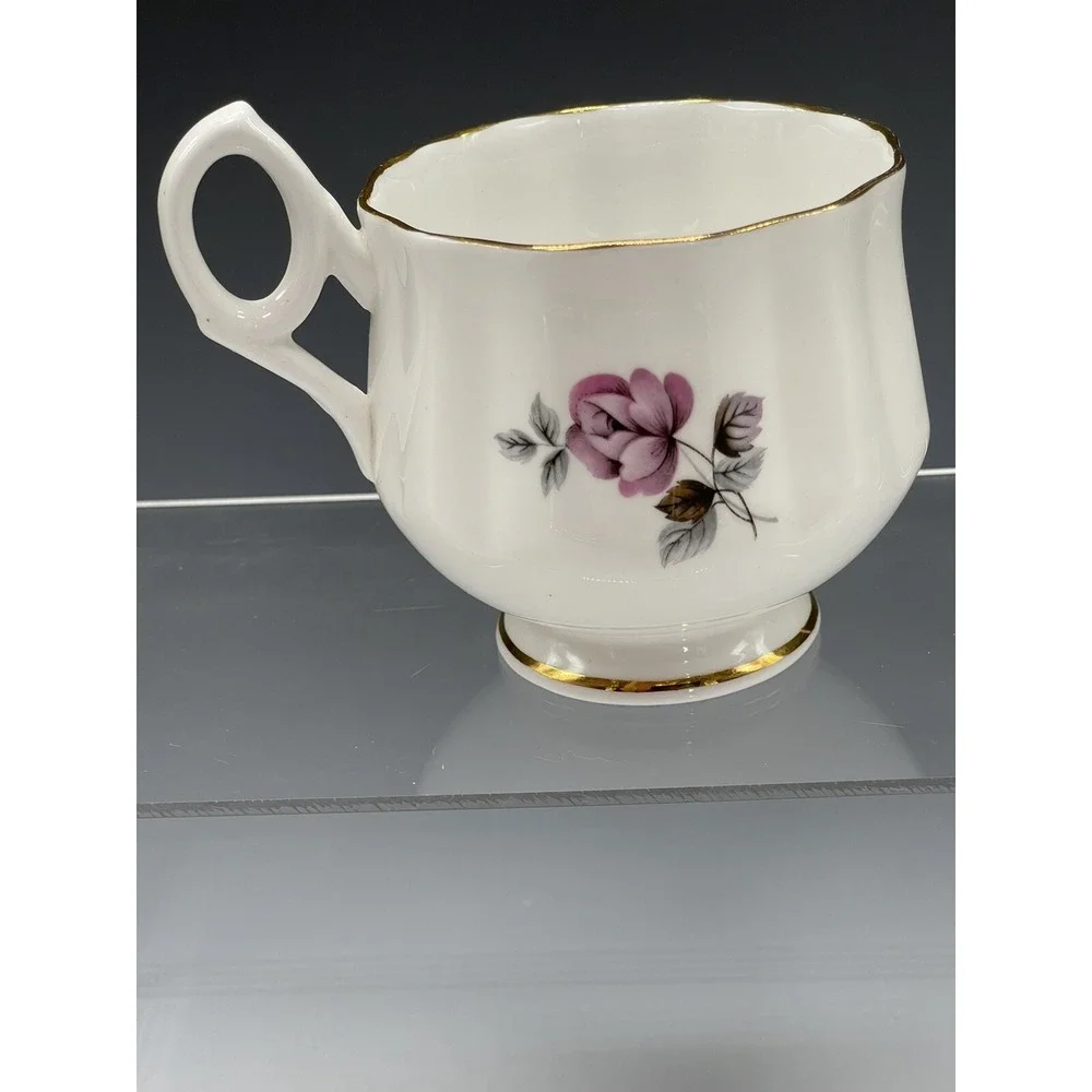 Vintage‎ Royal Dover Bone China Teacup A50